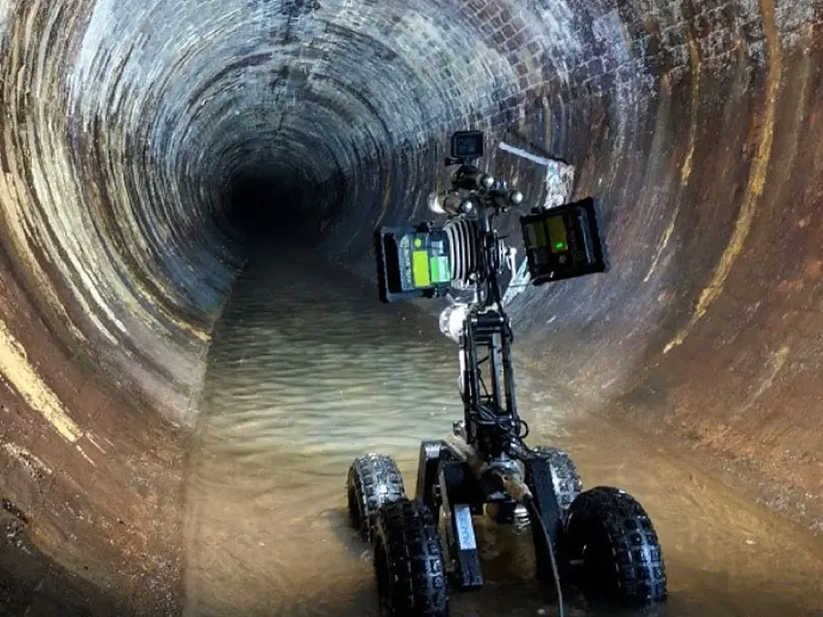CCTV pipe inspection and cleaning