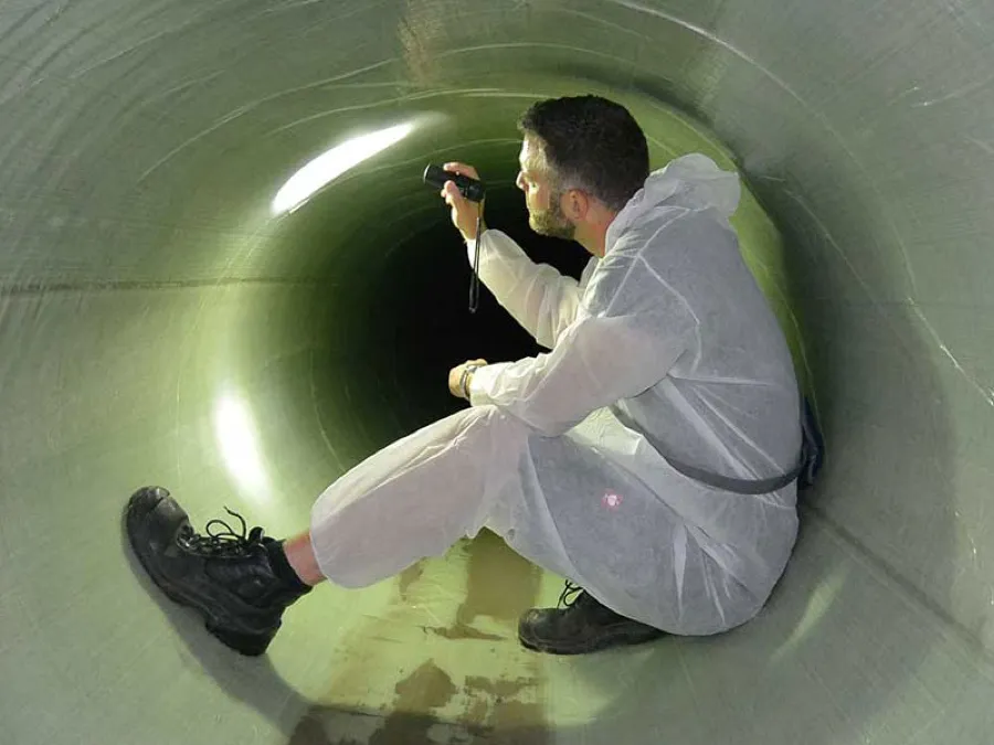 Cured-in-place pipe lining installation