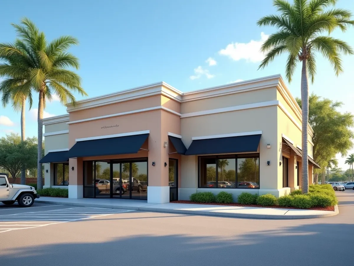 Completed Florida commercial roof