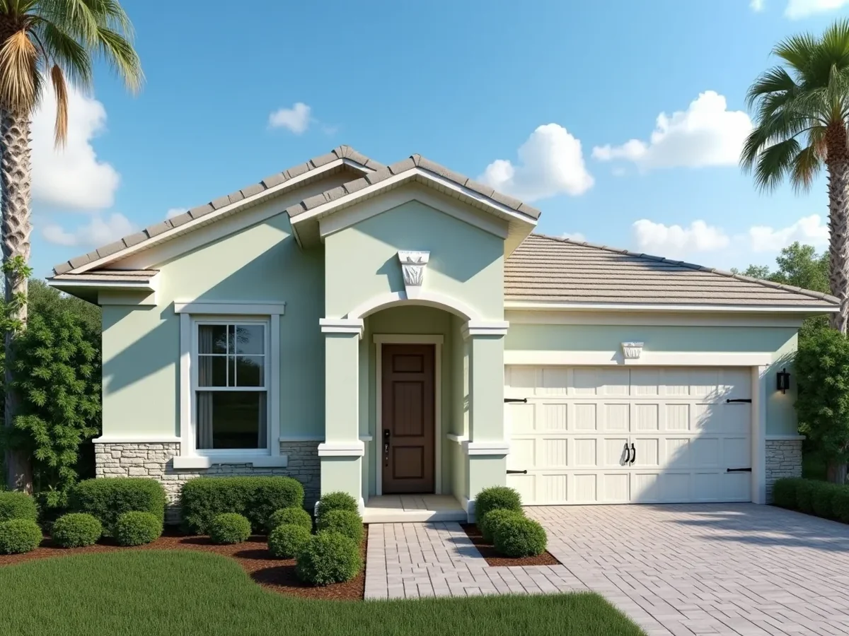 Florida home with new siding