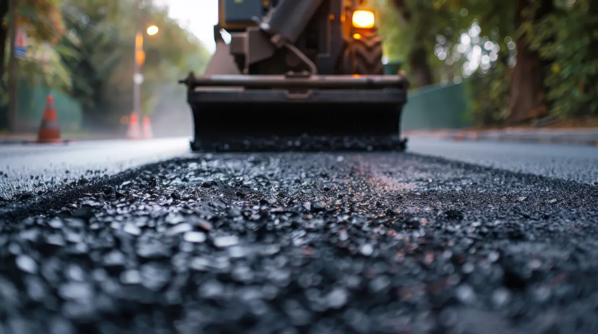 TRC heavy paving crew at work on a Treasure Coast project